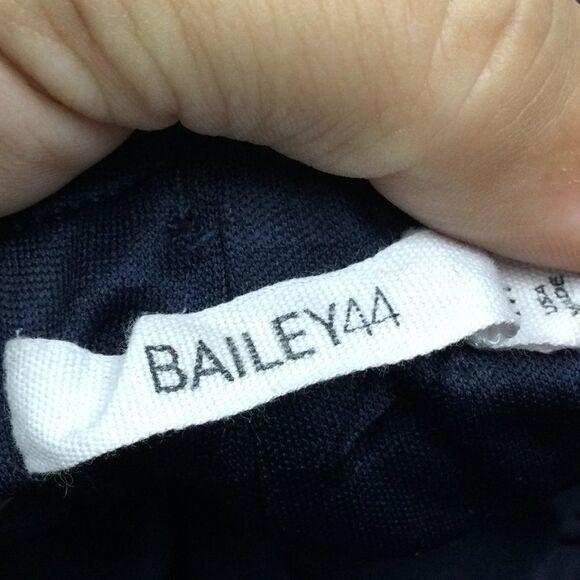 Bailey 44 Meryl Navy Faux Leather Wrap Skirt - M - Picture 3 of 14